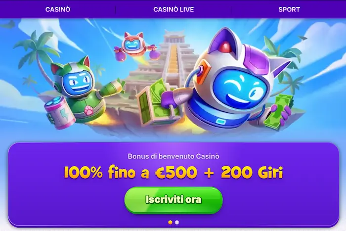 Robocat Casino bonus